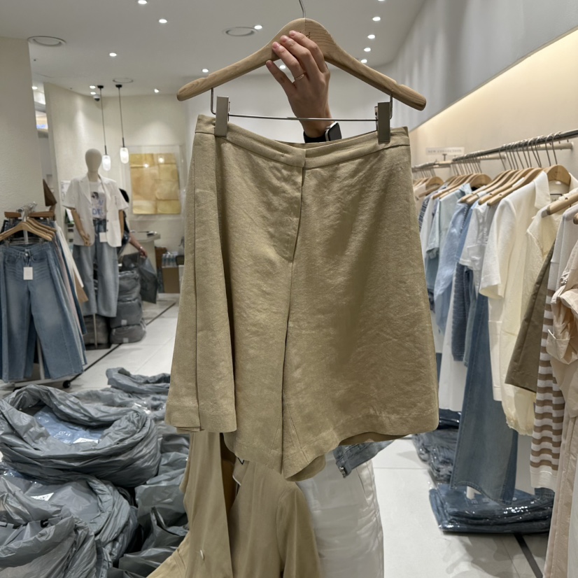 BLUEI-D東大門實拍女士新品25春夏職業熱賣休閑時尚真品短褲Blue i-d短褲圖色2