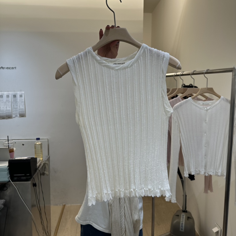 EFFERVESCENT韓國代購女裝新品人氣真品休閑25春夏吊帶背心evc/effervescent吊帶/背心圖色2