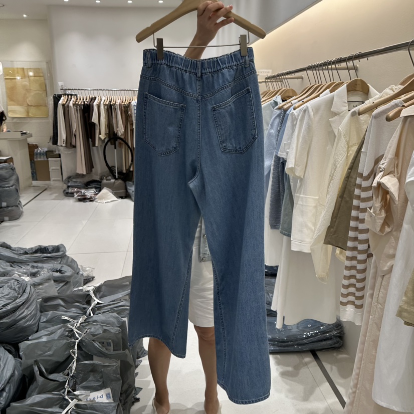 BLUEI-D東大門代購女裝新品25春夏熱賣真品推薦人氣牛仔褲Blue i-d牛仔褲