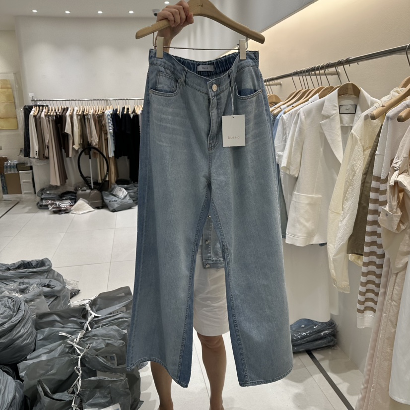 BLUEI-D東大門代購女裝新品25春夏熱賣真品推薦人氣牛仔褲Blue i-d牛仔褲圖色1
