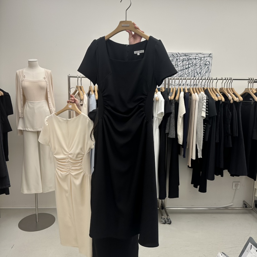 MER韓國直郵女裝新品職業25春夏推薦休閑時尚熱賣人氣連衣裙MER/ANGELO BIANCO連衣裙圖色2