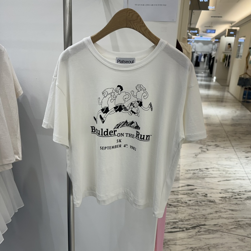 ALICE N GIA/PLAT韓國代購女裝新款熱賣25春夏時尚職業T恤Platseoul/ALICE N GIAT恤圖色3