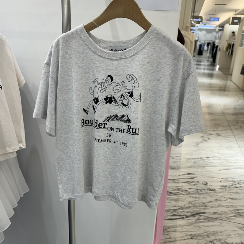 ALICE N GIA/PLAT韓國代購女裝新款熱賣25春夏時尚職業T恤Platseoul/ALICE N GIAT恤圖色4