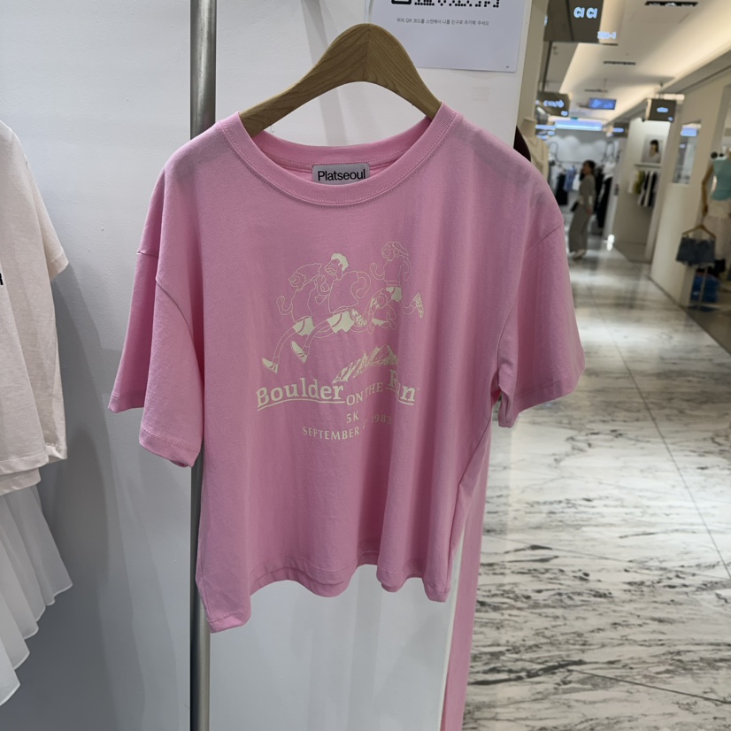 ALICE N GIA/PLAT韓國代購女裝新款熱賣25春夏時尚職業T恤Platseoul/ALICE N GIAT恤圖色5