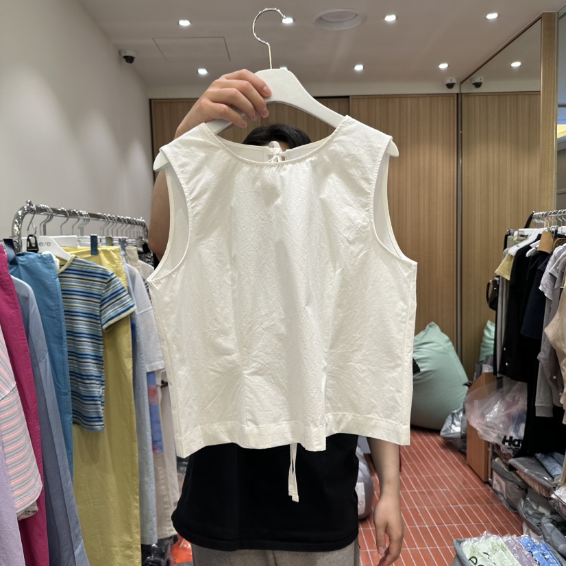 E/E/E東大門實拍女士新款25春夏職業時尚熱賣推薦吊帶背心E/E/E吊帶/背心圖色4