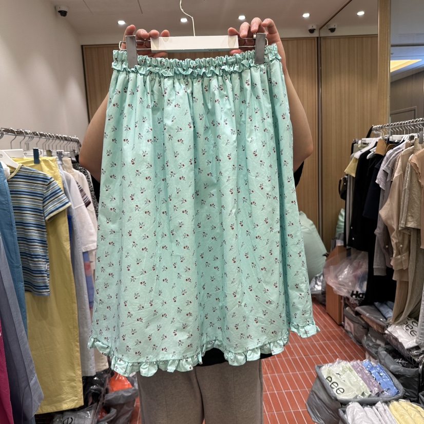 E/E/E韓國代購女裝新款時尚人氣25春夏職業真品推薦熱賣長裙E/E/E長裙