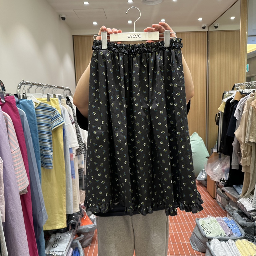 E/E/E韓國代購女裝新款時尚人氣25春夏職業真品推薦熱賣長裙E/E/E長裙圖色2