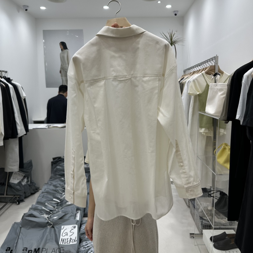 ARVE東大門實拍女裝新款休閑真品熱賣25春夏時尚襯衫蕾絲衫ARVE襯衫/蕾絲衫