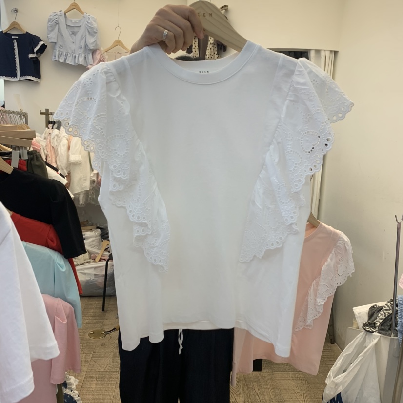 BEEN-A韓國代購女士新品休閑熱賣推薦職業時尚25春夏人氣T恤BEEN-AT恤圖色2