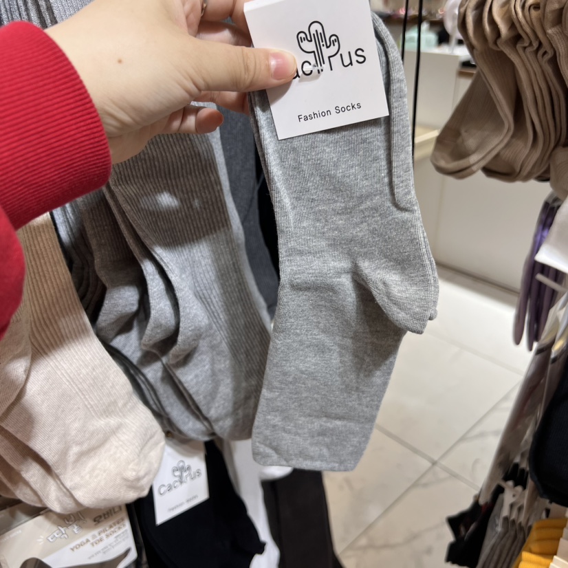 CACTUS-Q東大門直郵女裝新款25春夏推薦時尚真品人氣職業襪子CACTUS十雙起/可混搭襪子圖色3