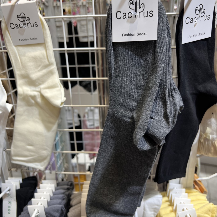 CACTUS-Q東大門直郵女裝新款25春夏推薦時尚真品人氣職業襪子CACTUS十雙起/可混搭襪子圖色4