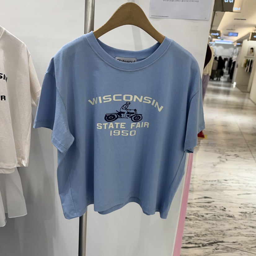 ALICE N GIA/PLAT韓國直郵女裝新品推薦時尚休閑人氣T恤Platseoul/ALICE N GIAT恤圖色4