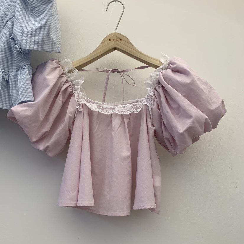 BEEN-A韓國直郵女士新款真品推薦職業熱賣時尚25春夏襯衫蕾絲衫BEEN-A襯衫/蕾絲衫圖色2