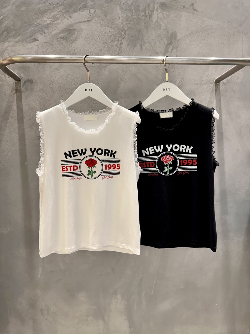 KIFF韓國代購女士新款推薦休閑熱賣職業真品25春夏吊帶背心KIFF吊帶/背心