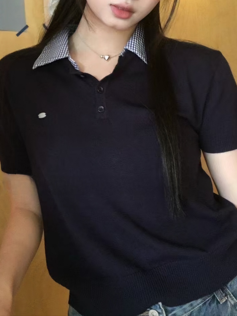 STRAWBERRY韓國直郵女裝新款25春夏真品休閑職業時尚針織衫STRAWBERRY針織衫