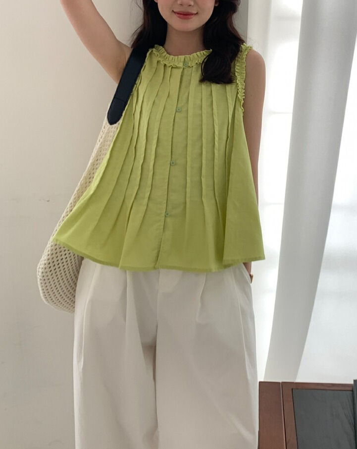 OLA東大門代購女士新款休閑推薦25春夏熱賣人氣時尚吊帶背心mellor/OLA吊帶/背心