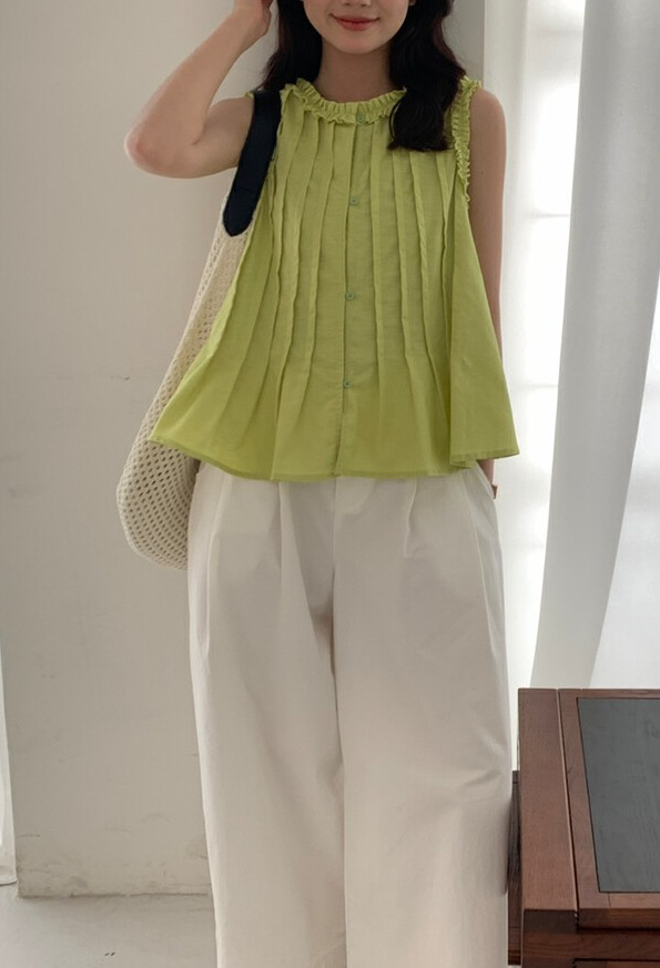 OLA東大門代購女士新款休閑推薦25春夏熱賣人氣時尚吊帶背心mellor/OLA吊帶/背心