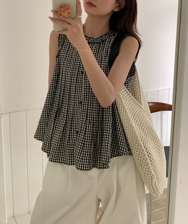 OLA東大門代購女士新款休閑推薦25春夏熱賣人氣時尚吊帶背心mellor/OLA吊帶/背心