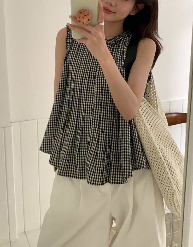 OLA東大門代購女士新款休閑推薦25春夏熱賣人氣時尚吊帶背心mellor/OLA吊帶/背心