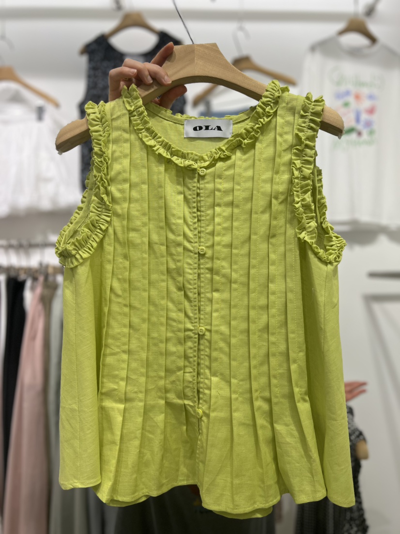 OLA東大門代購女士新款休閑推薦25春夏熱賣人氣時尚吊帶背心mellor/OLA吊帶/背心圖色2