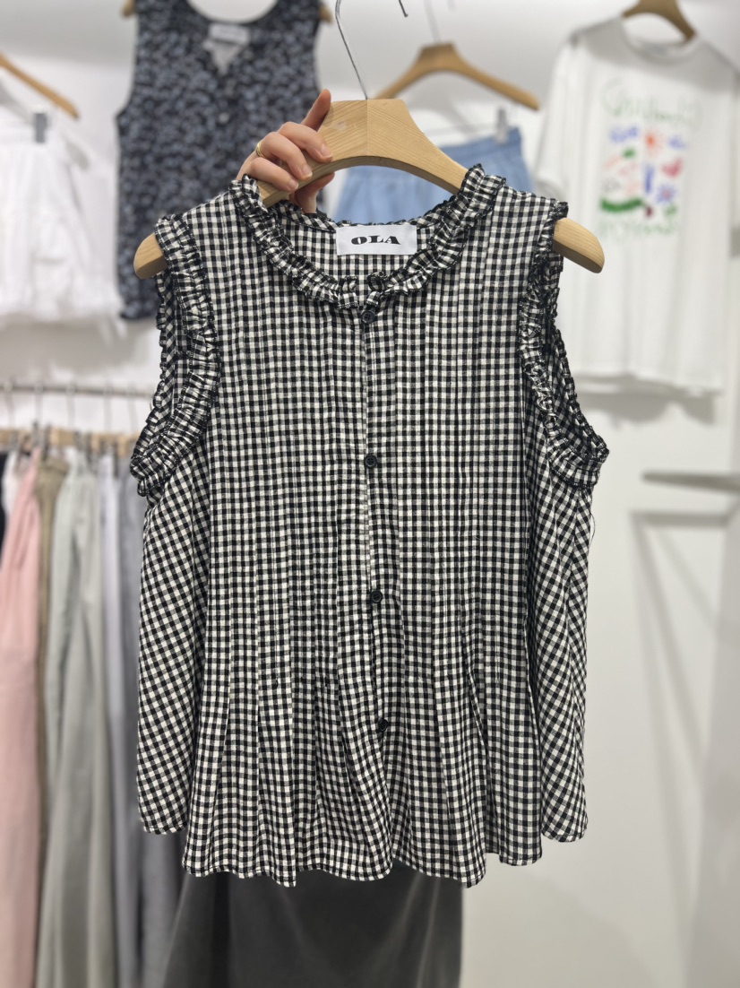 OLA東大門代購女士新款休閑推薦25春夏熱賣人氣時尚吊帶背心mellor/OLA吊帶/背心圖色3