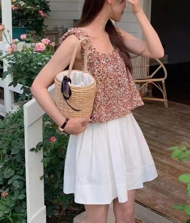 OLA東大門實拍女裝新款人氣推薦熱賣休閑職業25春夏吊帶背心mellor/OLA吊帶/背心