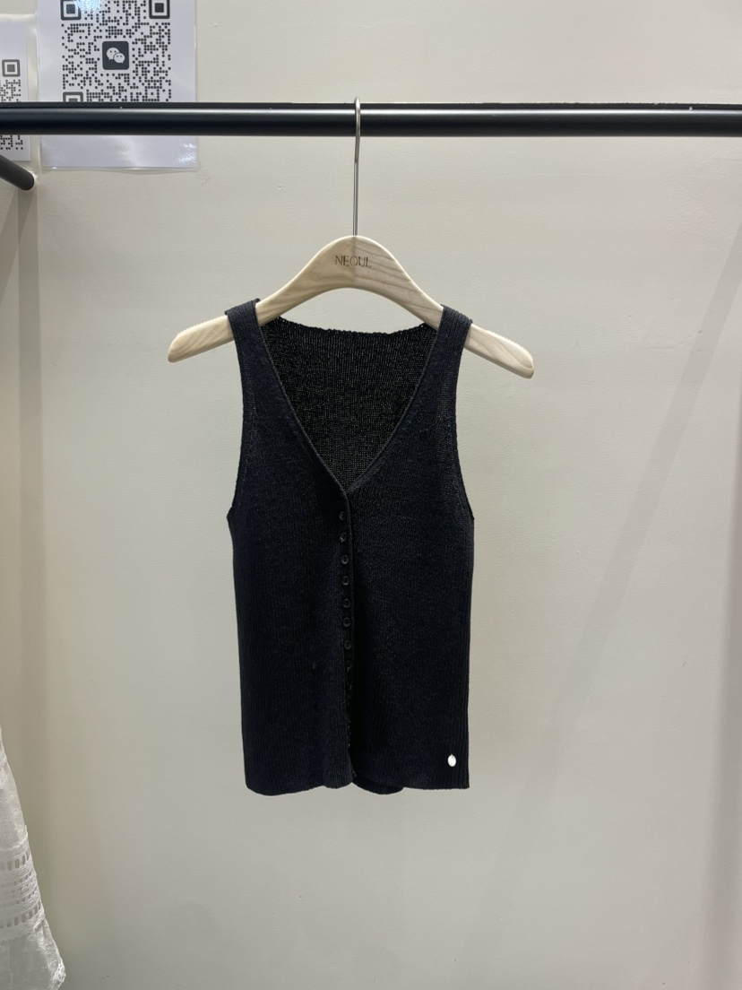 NEOUL東大門代購女裝新品25春夏時尚職業真品熱賣推薦休閑馬甲NEOUL/ahin雙領標簽馬甲圖色4