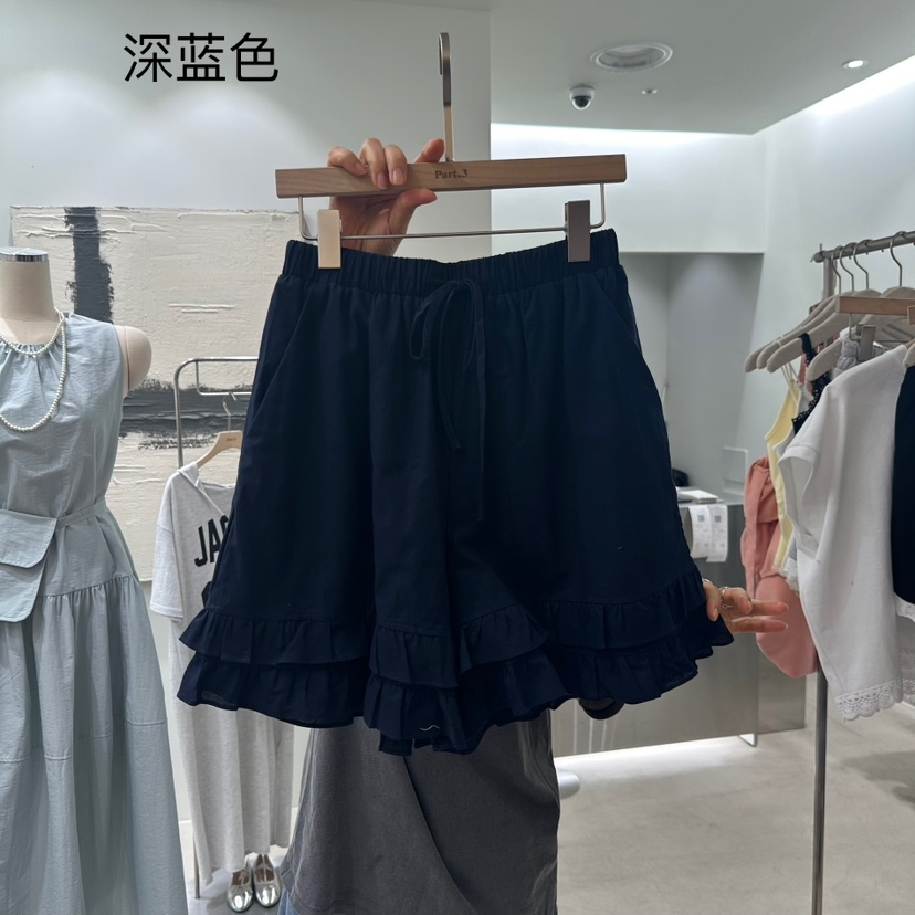 PART3韓國直郵女士新品休閑25春夏推薦熱賣真品時尚短褲荷葉邊Part.3短褲