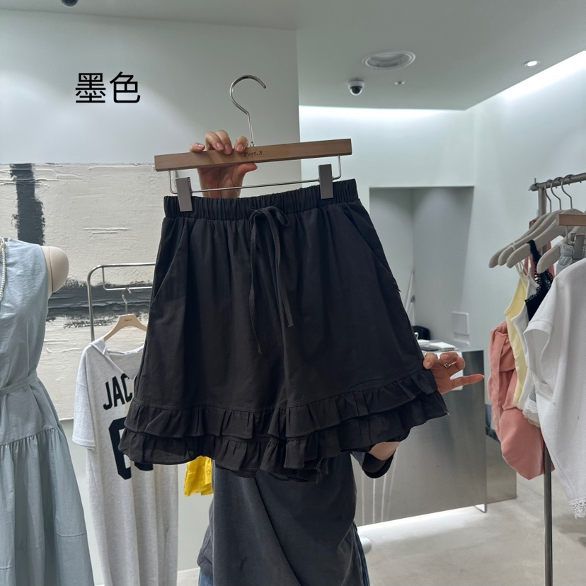 PART3韓國直郵女士新品休閑25春夏推薦熱賣真品時尚短褲荷葉邊Part.3短褲圖色2