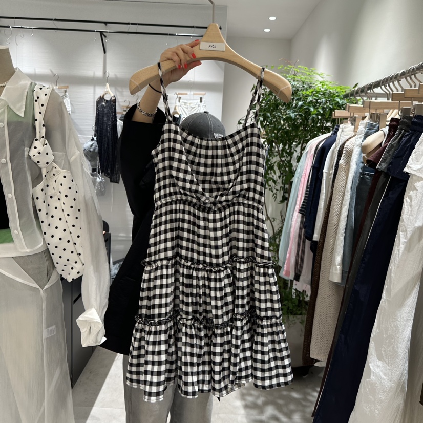 AYCE東大門直郵女士新品職業休閑真品25春夏時尚連衣裙格紋101SHOWROOM/AYCE連衣裙