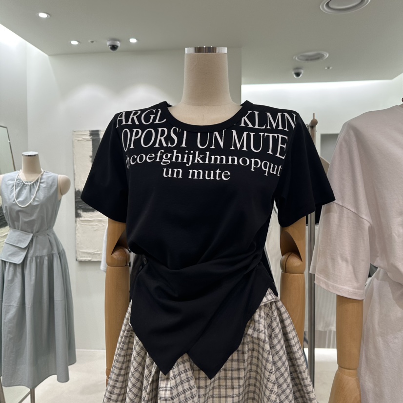 PART3韓國直郵女士新品25春夏推薦熱賣職業休閑真品時尚T恤Part.3T恤圖色2