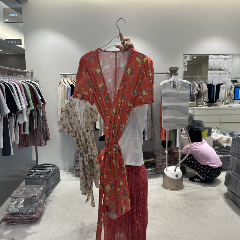 COMBO東大門代購女裝新品熱賣25春夏時尚人氣休閑真品連衣裙COM_BO連衣裙圖色3