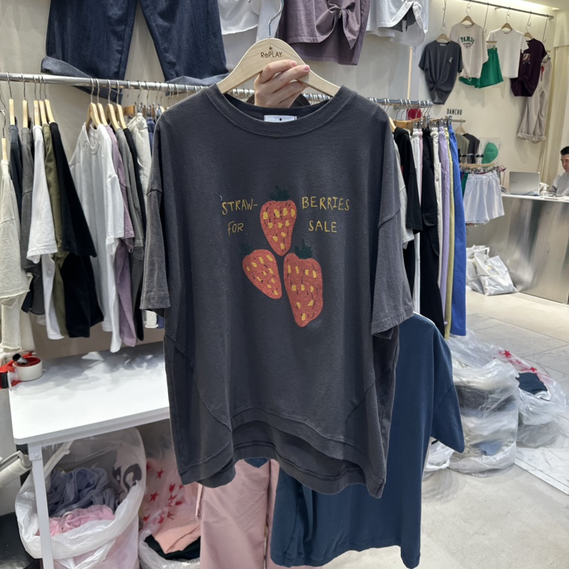 REPLAY韓國直郵女士新品熱賣真品25春夏人氣推薦職業時尚T恤REPLAYT恤圖色3