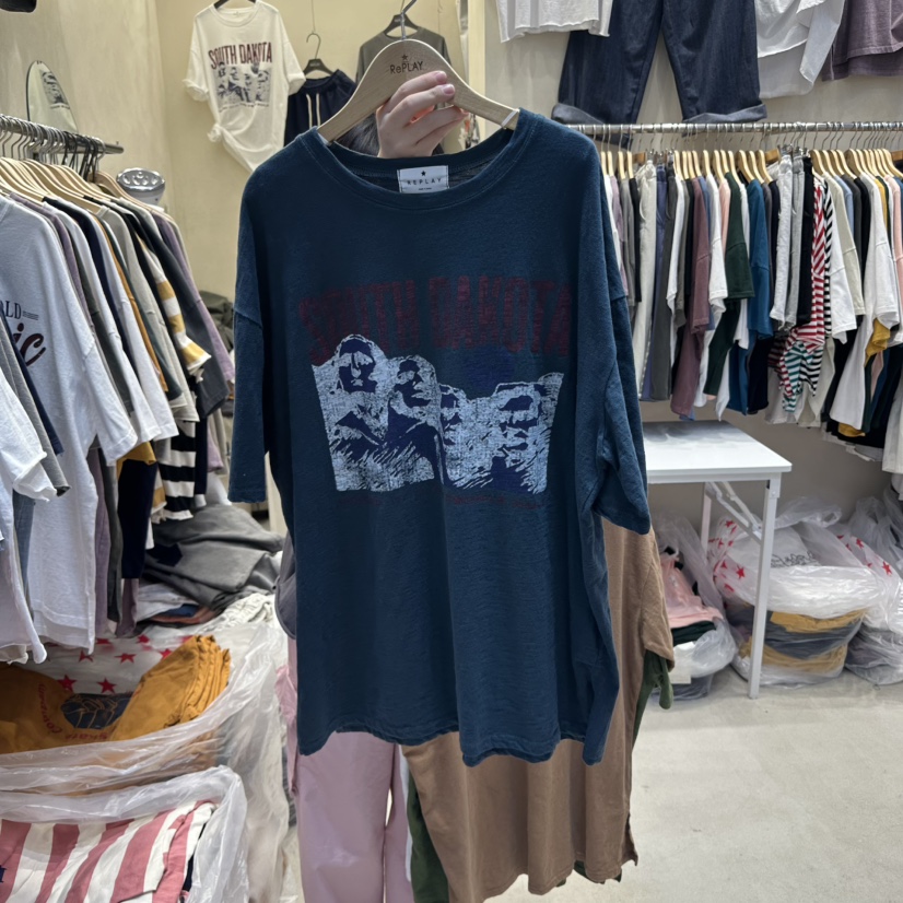REPLAY韓國代購女裝新款人氣時尚熱賣休閑真品職業推薦25春夏T恤REPLAYT恤圖色4