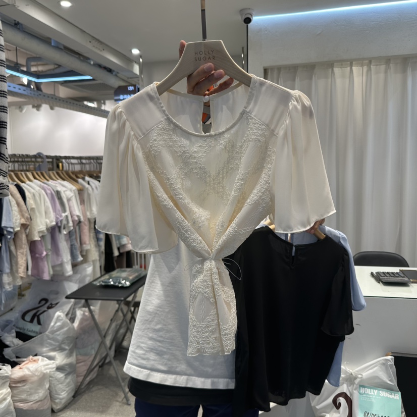 PIT A PAT東大門代購女士新款熱賣職業真品人氣襯衫蕾絲衫PIT A PAT襯衫/蕾絲衫圖色1