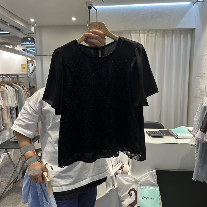 PIT A PAT東大門代購女士新款熱賣職業真品人氣襯衫蕾絲衫PIT A PAT襯衫/蕾絲衫圖色3