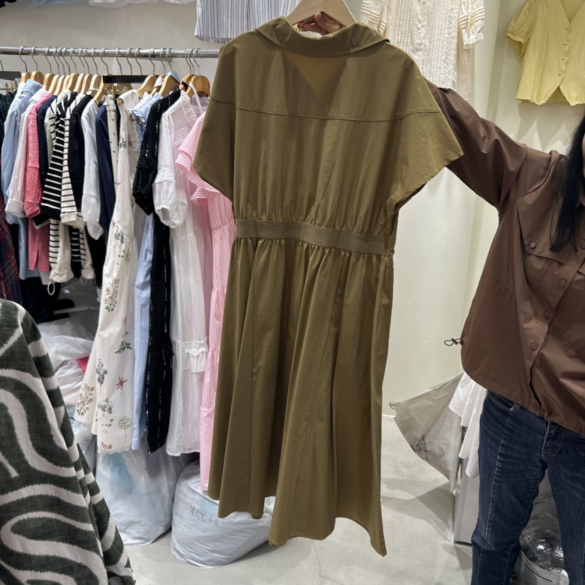 BIKINI韓國代購女裝新品職業休閑真品熱賣推薦人氣25春夏連衣裙BIKINI連衣裙