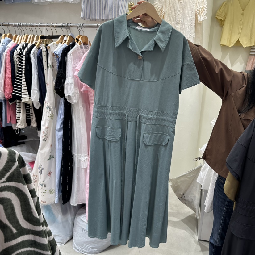 BIKINI韓國代購女裝新品職業休閑真品熱賣推薦人氣25春夏連衣裙BIKINI連衣裙