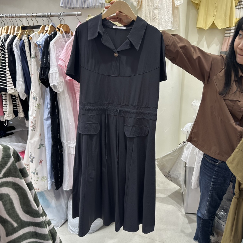 BIKINI韓國代購女裝新品職業休閑真品熱賣推薦人氣25春夏連衣裙BIKINI連衣裙圖色2