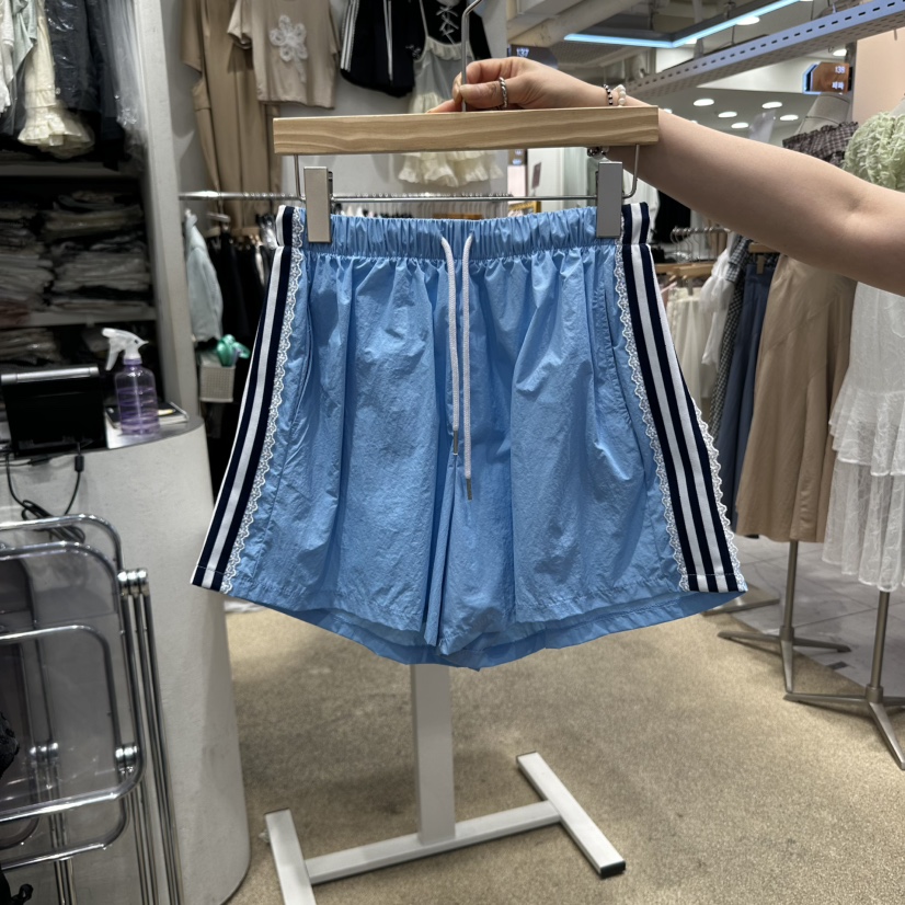 VIRUS東大門直郵女裝新品熱賣時尚職業人氣25春夏休閑短褲蕾絲VIRUS短褲