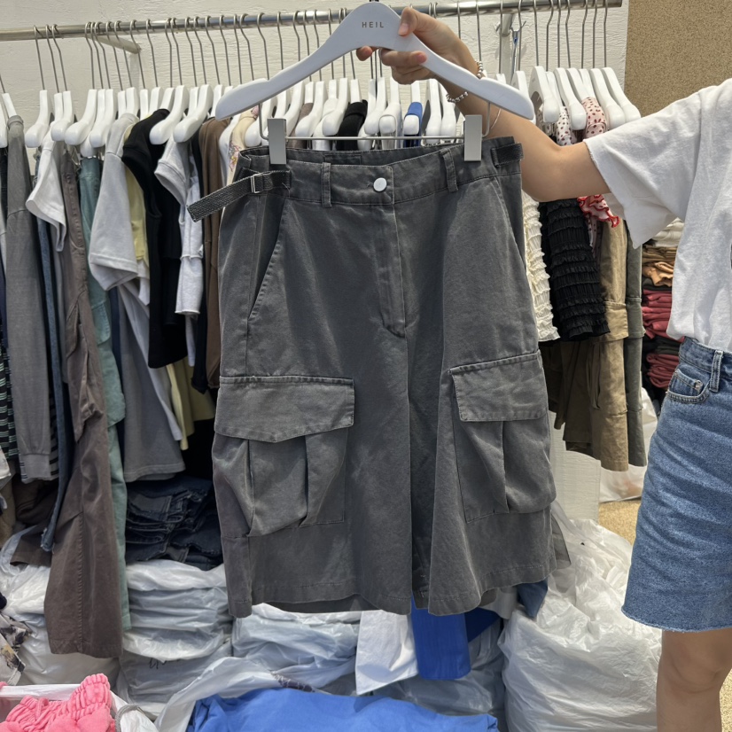 HEIL東大門代購女裝新款熱賣25春夏推薦職業真品時尚休閑短褲HEIL短褲圖色3