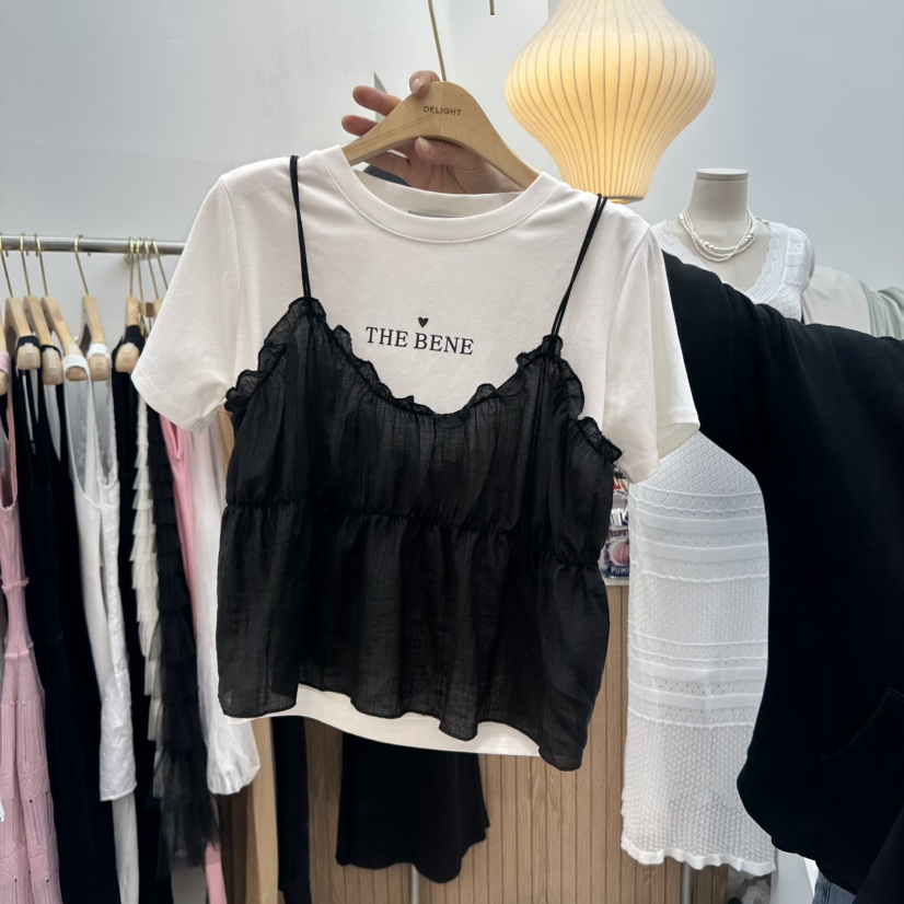 DELIGHT-Q東大門代購女裝新品職業25春夏推薦熱賣吊帶背心DELIGHT-Q吊帶/背心圖色1