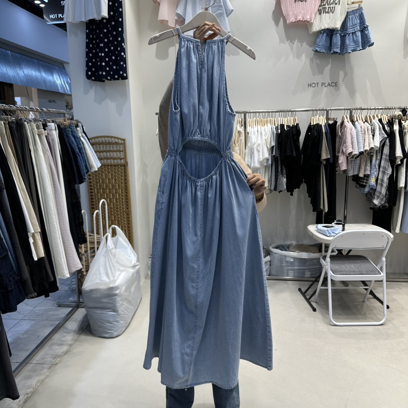 HOT PLACE韓國直郵女士新品真品人氣職業25春夏時尚連衣裙HOT PLACE/DREAM GIRIS連衣裙