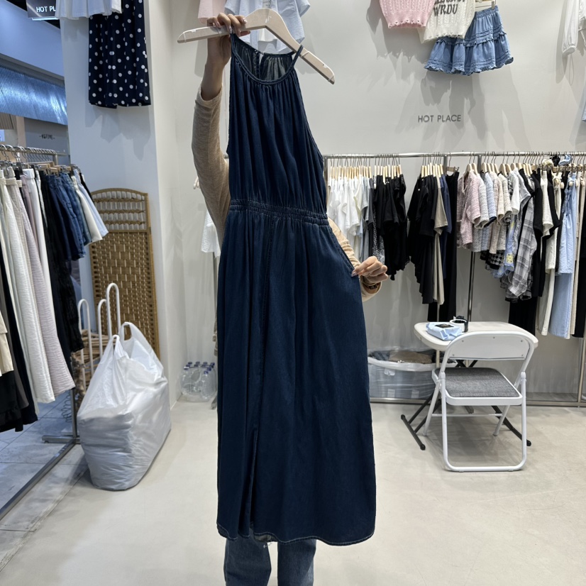 HOT PLACE韓國直郵女士新品真品人氣職業25春夏時尚連衣裙HOT PLACE/DREAM GIRIS連衣裙
