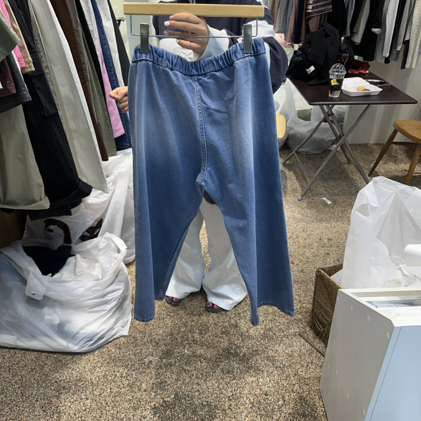 OTGEULY韓國直郵女裝新款25春夏休閑推薦人氣真品熱賣牛仔褲OTGEULY/衣架牌牛仔褲