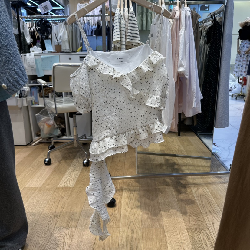 TARA韓國直郵女裝新品人氣真品25春夏職業推薦熱賣吊帶背心TARA吊帶/背心圖色1