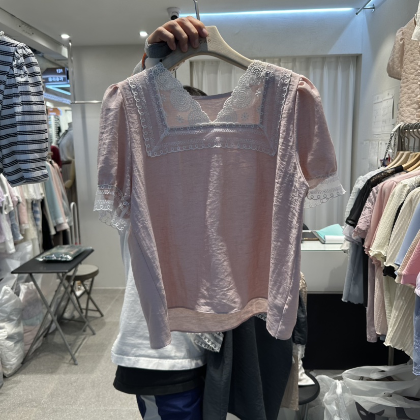 PIT A PAT東大門直郵女士新品休閑人氣熱賣職業襯衫蕾絲衫PIT A PAT襯衫/蕾絲衫圖色1