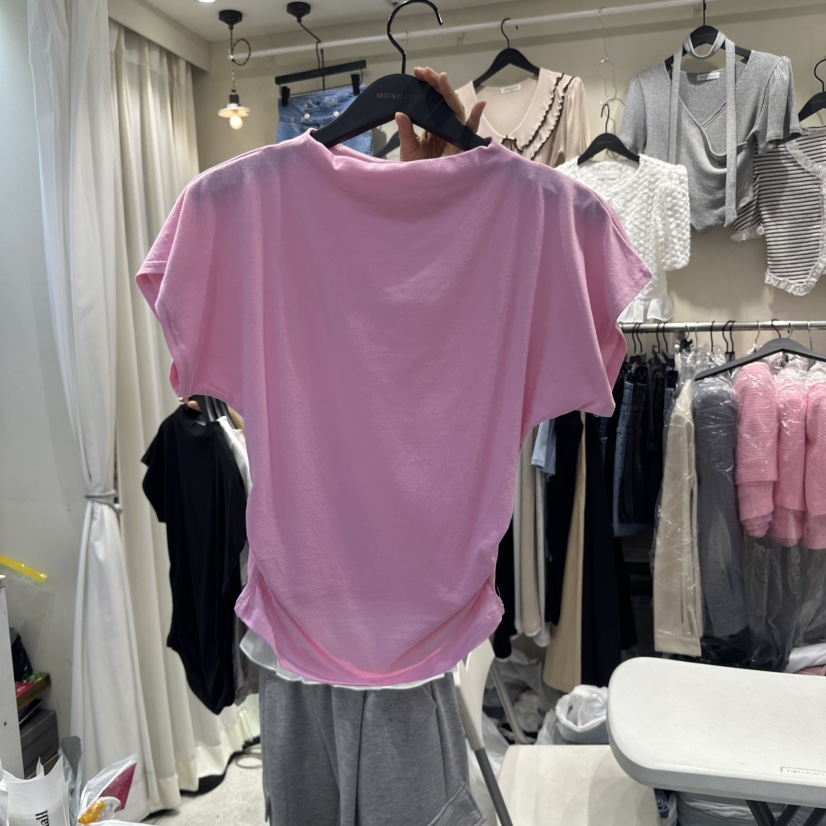 MONOPOLY韓國直郵女士新款休閑人氣職業推薦25春夏熱賣真品T恤KC MARKETT恤圖色1