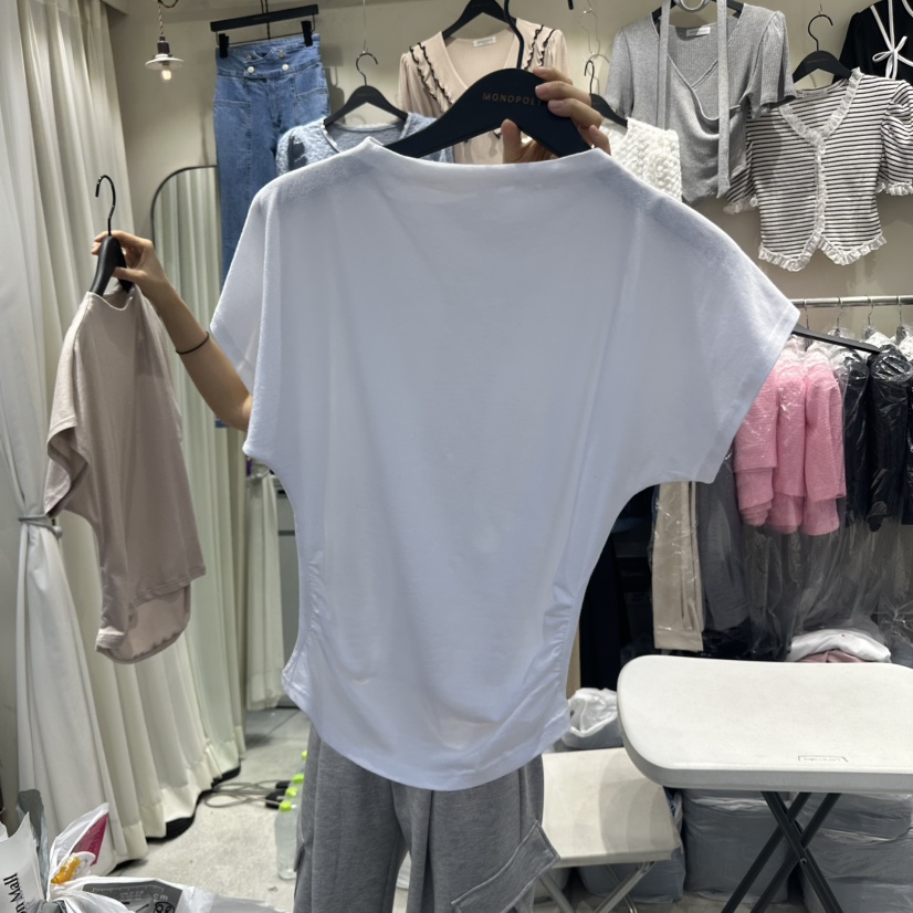 MONOPOLY韓國直郵女士新款休閑人氣職業推薦25春夏熱賣真品T恤KC MARKETT恤圖色2