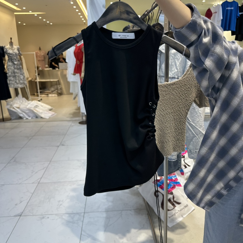 A2/D2東大門實拍女裝新款休閑熱賣25春夏時尚推薦吊帶背心A2/D2吊帶/背心圖色2